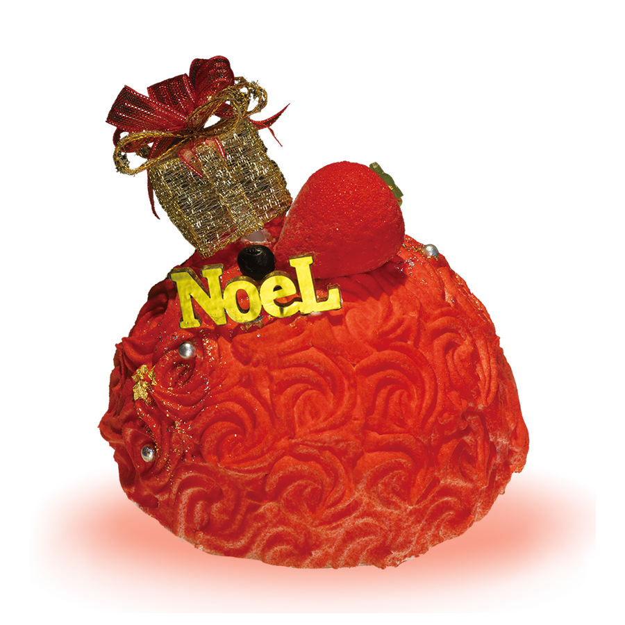 じゃらんクリスマスケーキ　プラネットストロベリーローズ〜Xmasに花束を〜